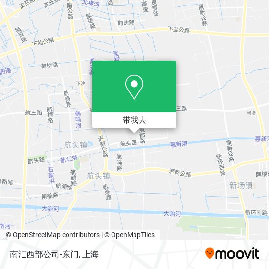 南汇西部公司-东门地图