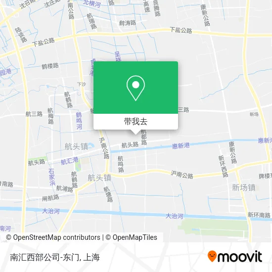 南汇西部公司-东门地图