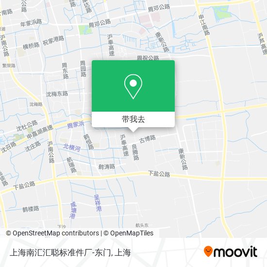 上海南汇汇聪标准件厂-东门地图