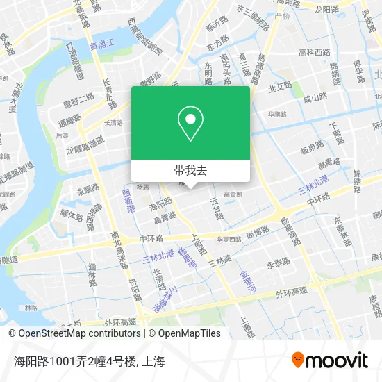 海阳路1001弄2幢4号楼地图