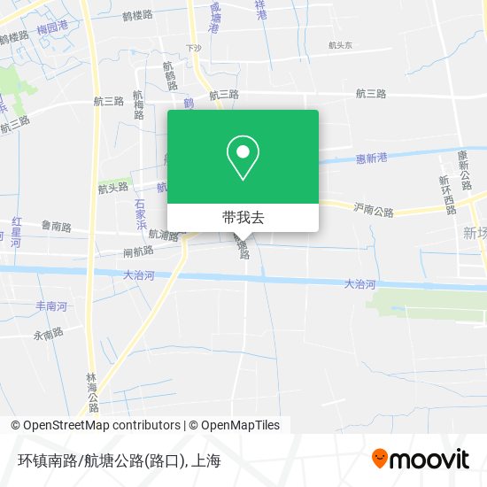 环镇南路/航塘公路(路口)地图