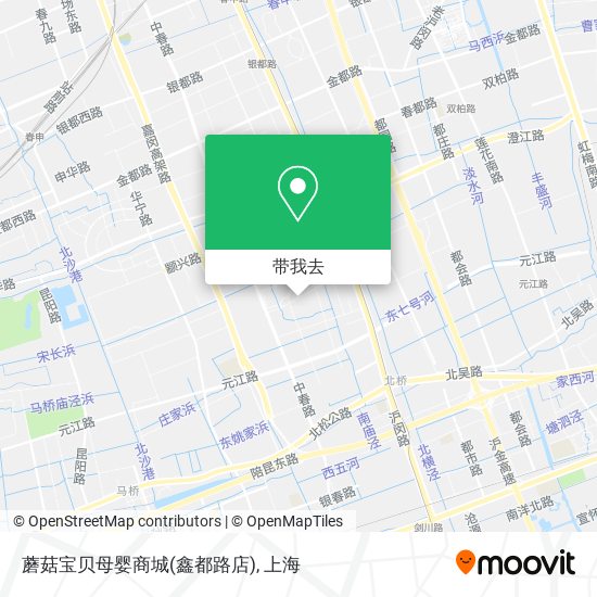 蘑菇宝贝母婴商城(鑫都路店)地图