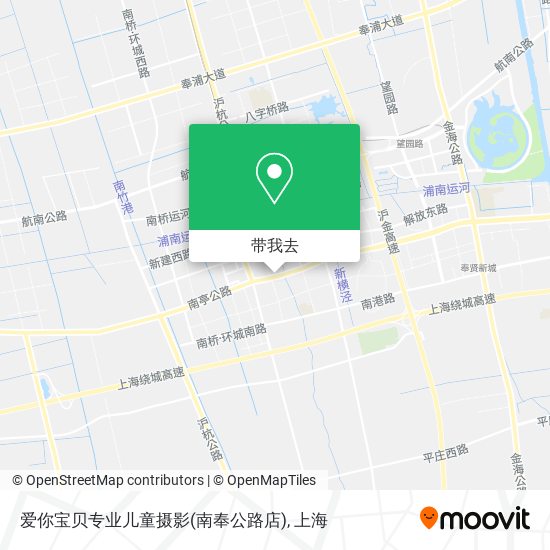 爱你宝贝专业儿童摄影(南奉公路店)地图