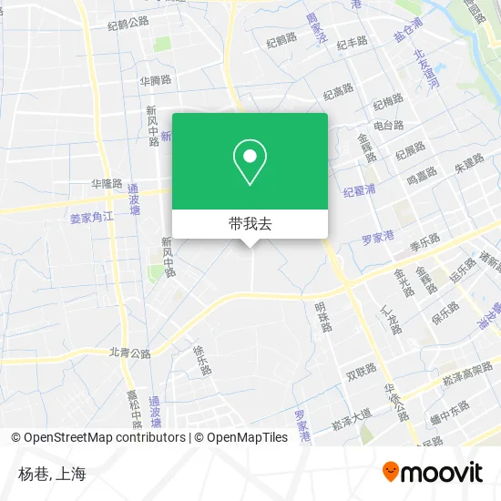 杨巷地图