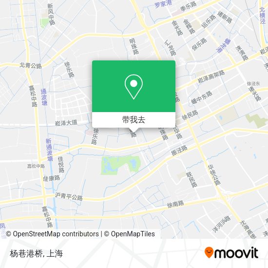 杨巷港桥地图