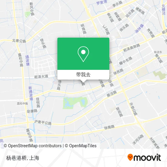 杨巷港桥地图