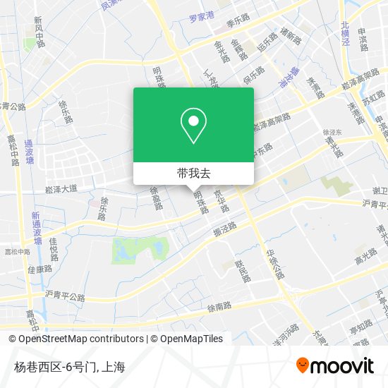 杨巷西区-6号门地图