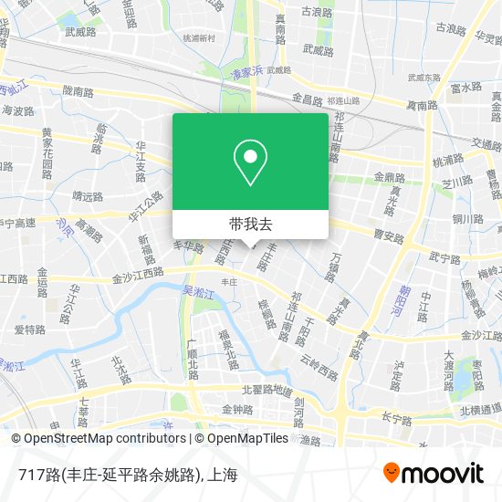 717路(丰庄-延平路余姚路)地图