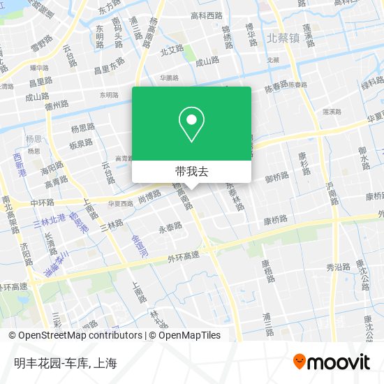 明丰花园-车库地图