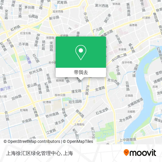 上海徐汇区绿化管理中心地图