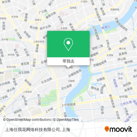 上海任我花网络科技有限公司地图