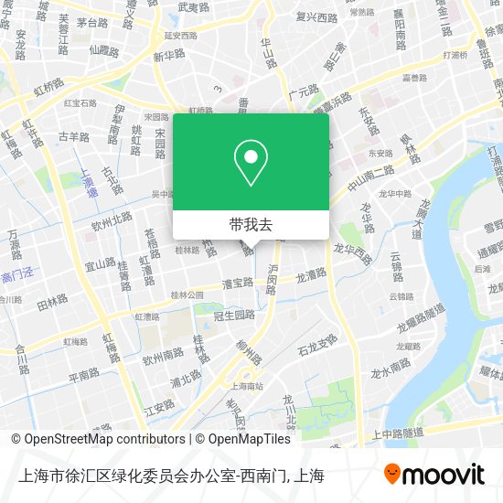 上海市徐汇区绿化委员会办公室-西南门地图