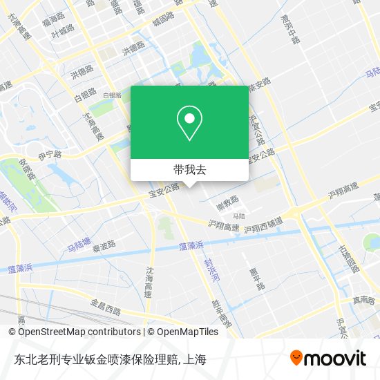 东北老刑专业钣金喷漆保险理赔地图