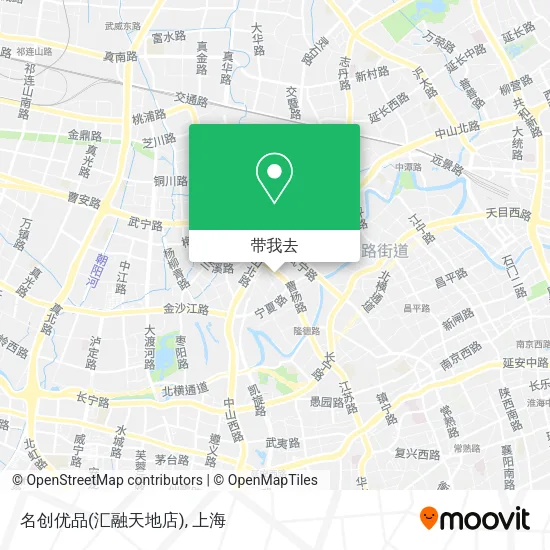 名创优品(汇融天地店)地图