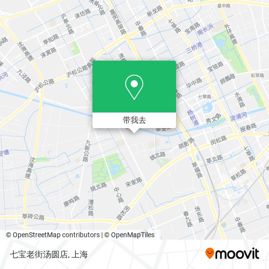 七宝老街汤圆店地图