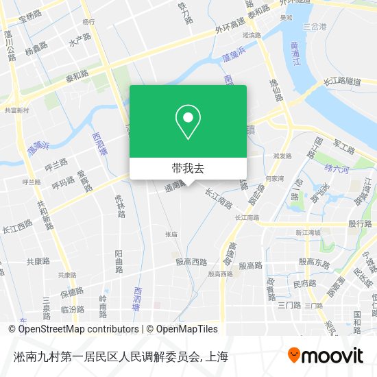淞南九村第一居民区人民调解委员会地图