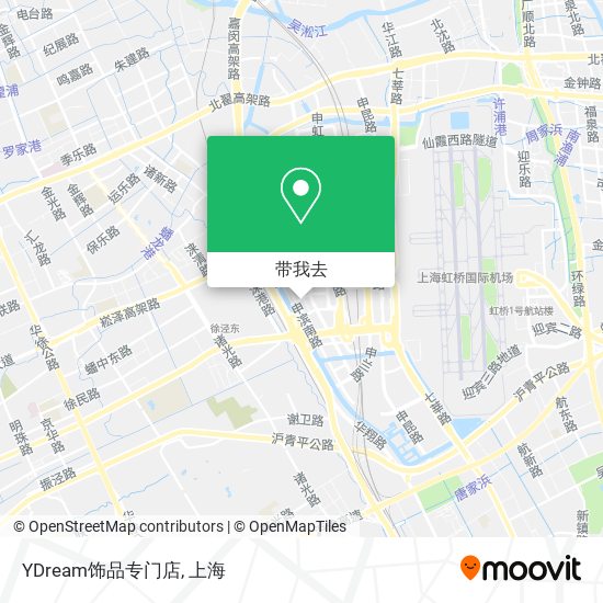 YDream饰品专门店地图