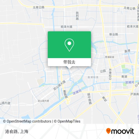 港俞路地图