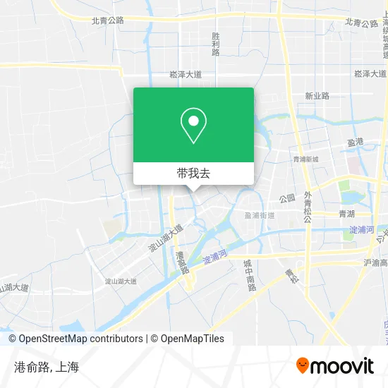 港俞路地图