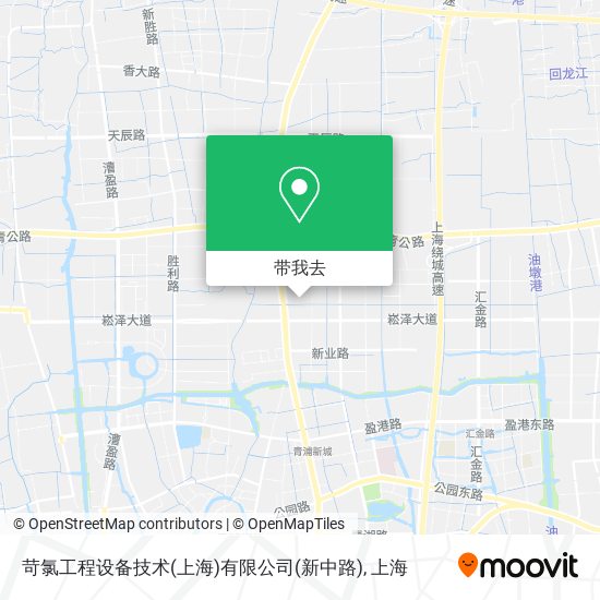 苛氯工程设备技术(上海)有限公司(新中路)地图