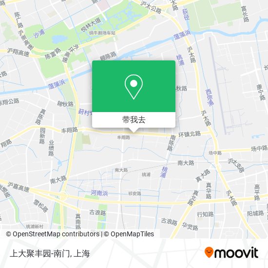 上大聚丰园-南门地图
