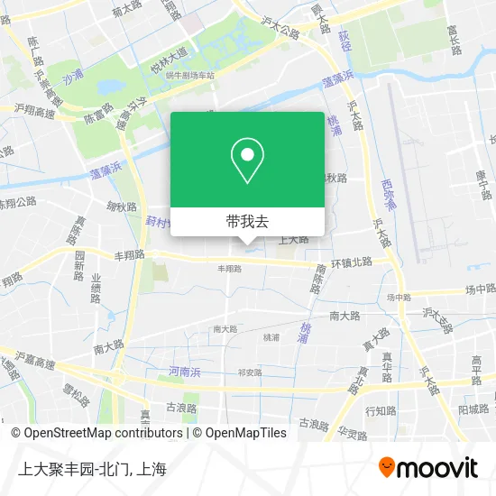 上大聚丰园-北门地图