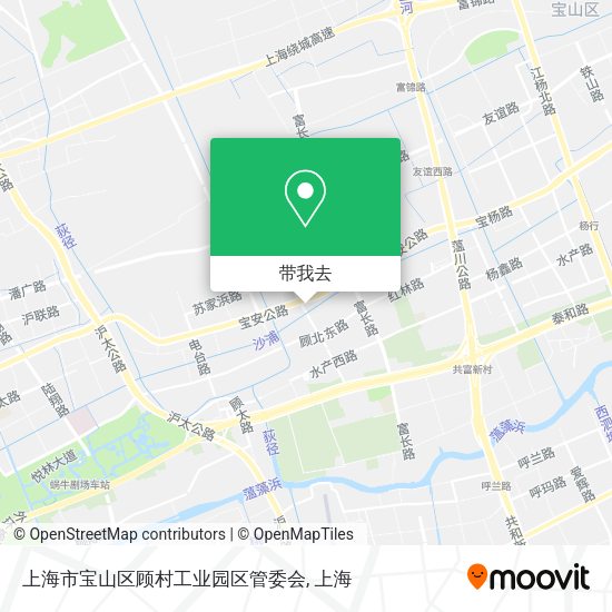 上海市宝山区顾村工业园区管委会地图