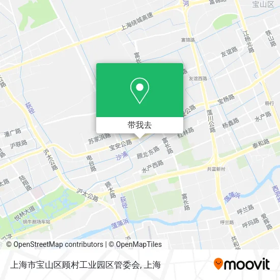 上海市宝山区顾村工业园区管委会地图