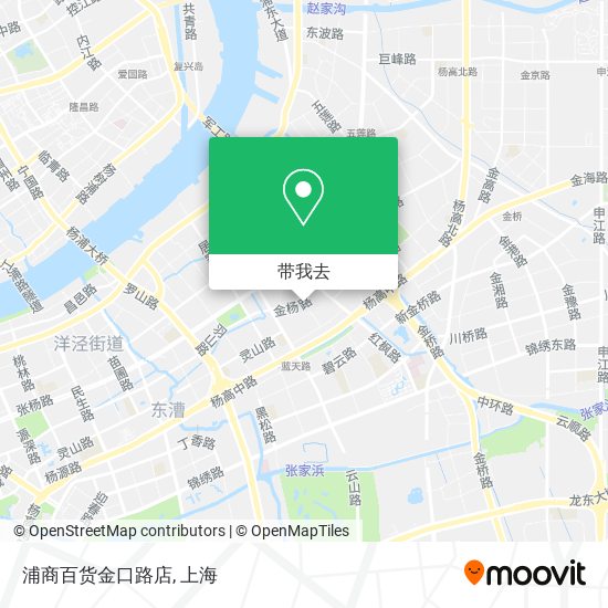 浦商百货金口路店地图