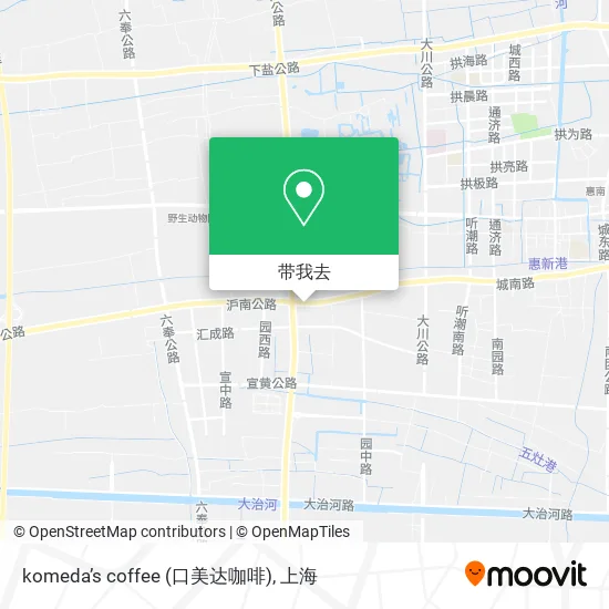 komeda’s coffee (口美达咖啡)地图