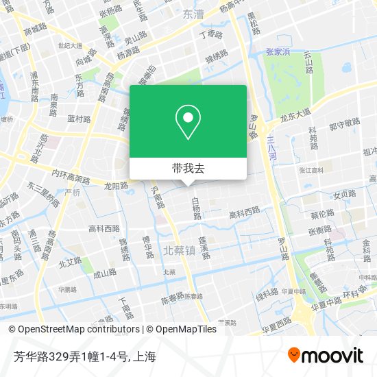芳华路329弄1幢1-4号地图