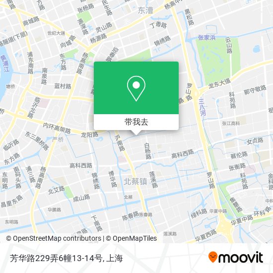 芳华路229弄6幢13-14号地图