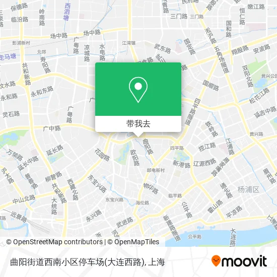 曲阳街道西南小区停车场(大连西路)地图
