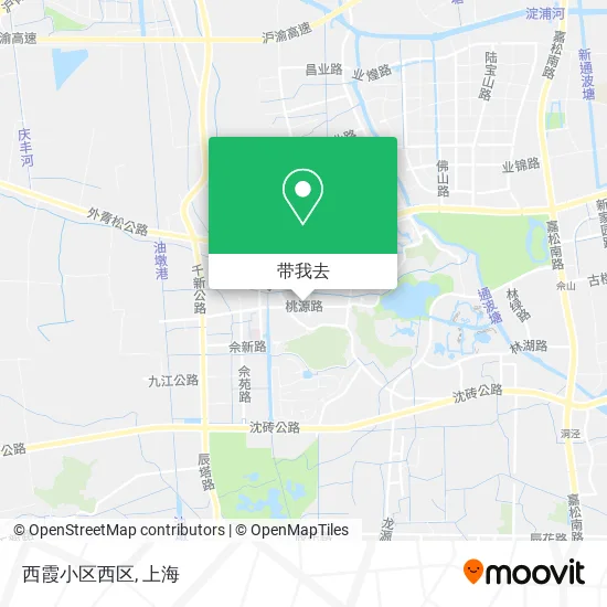 西霞小区西区地图