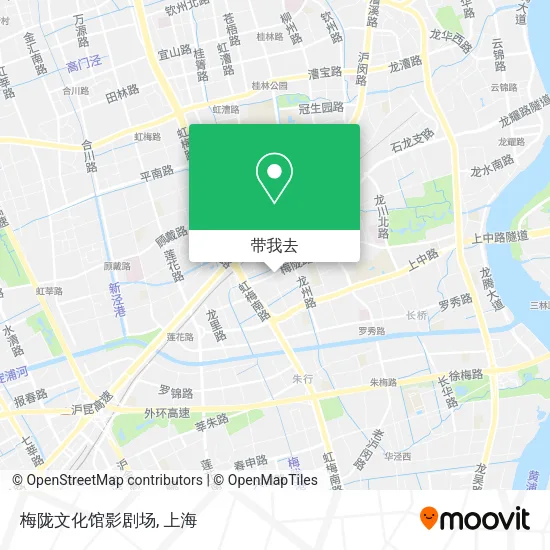 梅陇文化馆影剧场地图