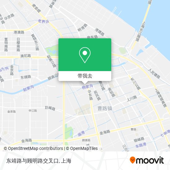 东靖路与顾明路交叉口地图