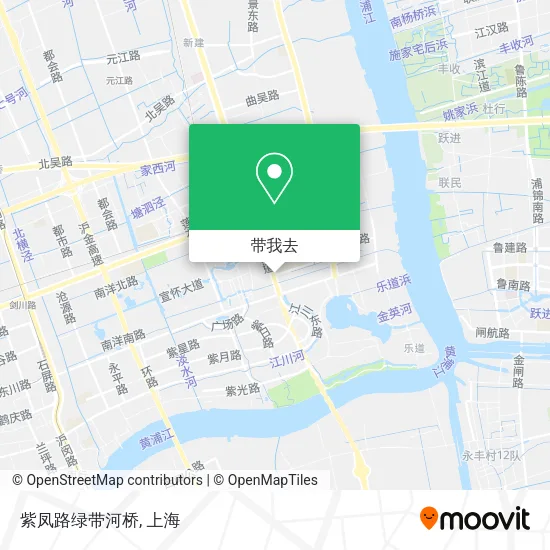 紫凤路绿带河桥地图