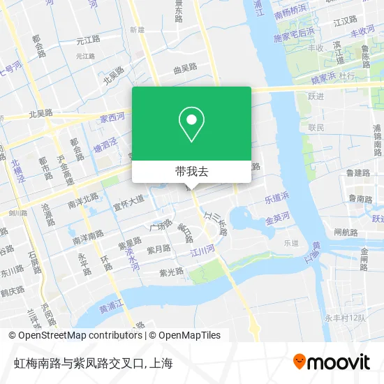 虹梅南路与紫凤路交叉口地图