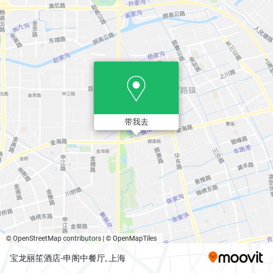 宝龙丽笙酒店-申阁中餐厅地图