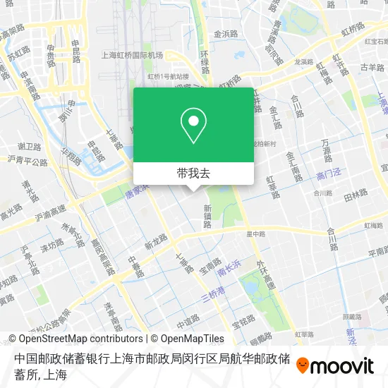 中国邮政储蓄银行上海市邮政局闵行区局航华邮政储蓄所地图