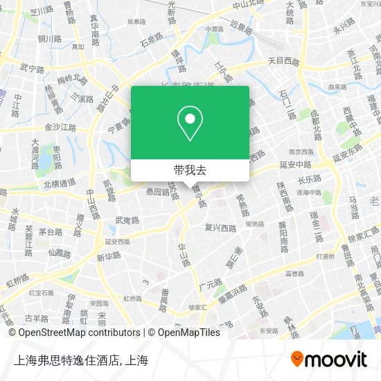 上海弗思特逸住酒店地图
