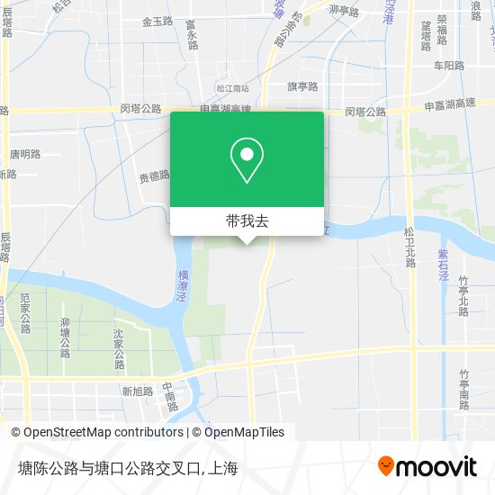 塘陈公路与塘口公路交叉口地图