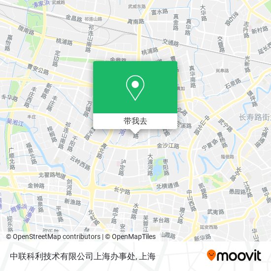 中联科利技术有限公司上海办事处地图