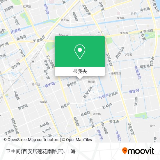 卫生间(百安居莲花南路店)地图