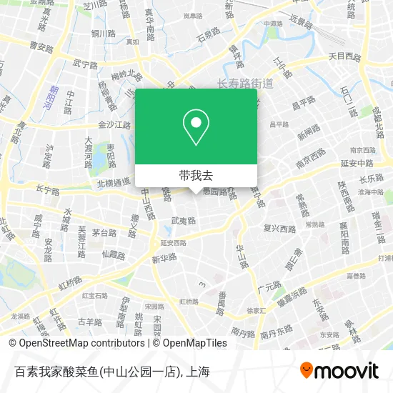 百素我家酸菜鱼(中山公园一店)地图