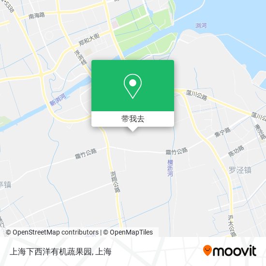 上海下西洋有机蔬果园地图