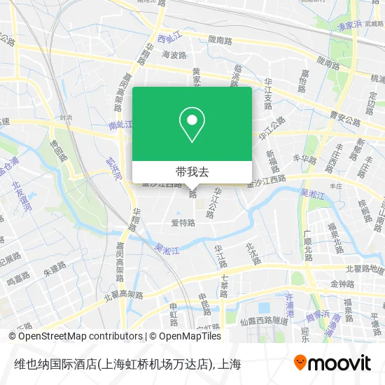 维也纳国际酒店(上海虹桥机场万达店)地图