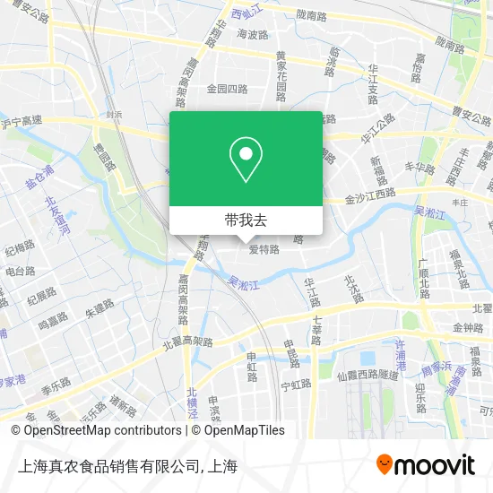 上海真农食品销售有限公司地图
