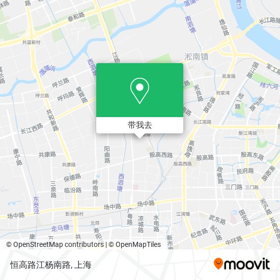 恒高路江杨南路地图