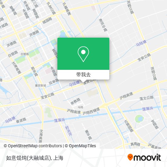 如意馄饨(大融城店)地图